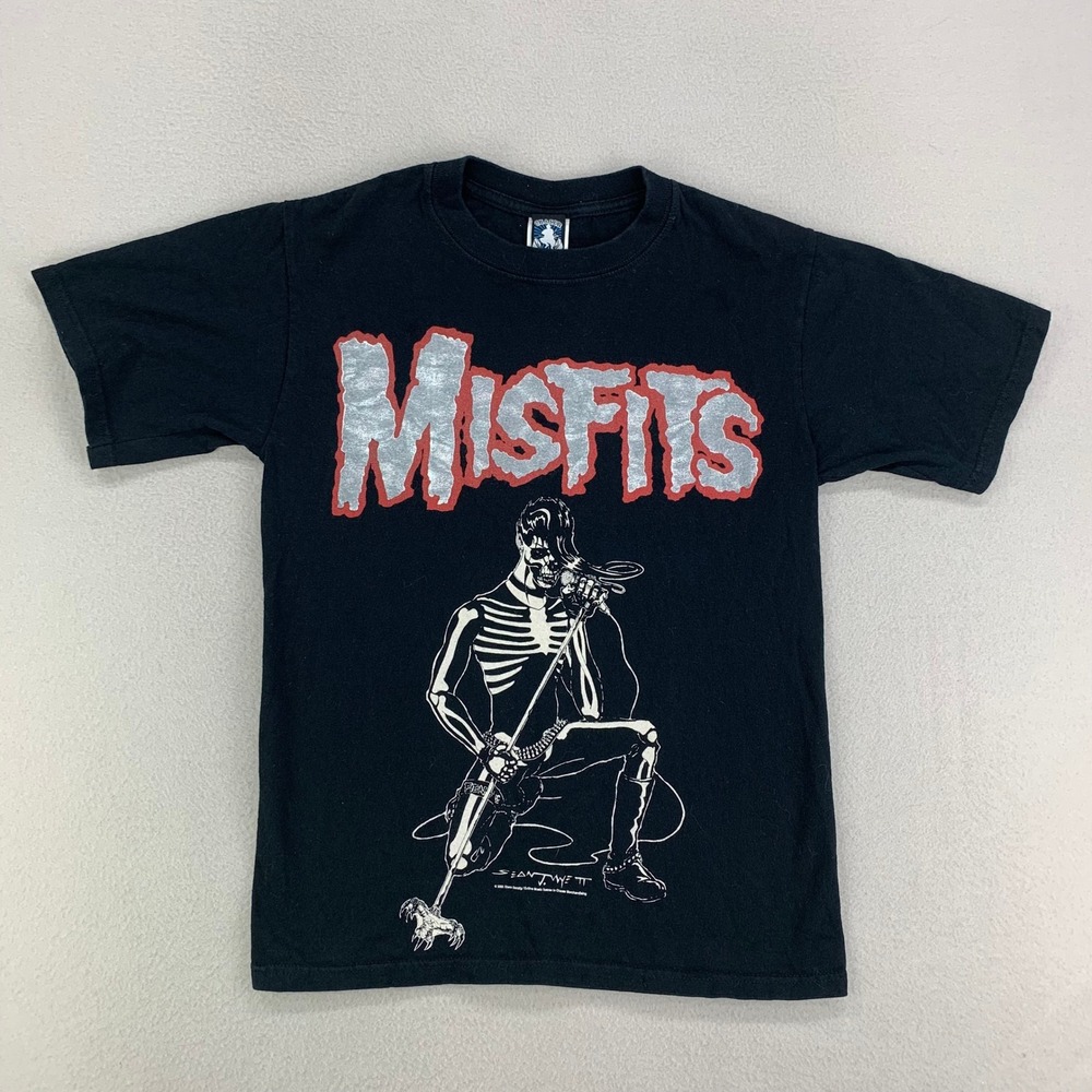 Vintage 2005‎ MISFITS Band Tee Small Chaser Tag Legacy of Brutality Graphic Rare